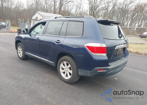 2012 Toyota Highlander Se V6 z USA, uszkodzony, nr VIN 5TDBK3EH6CS130983